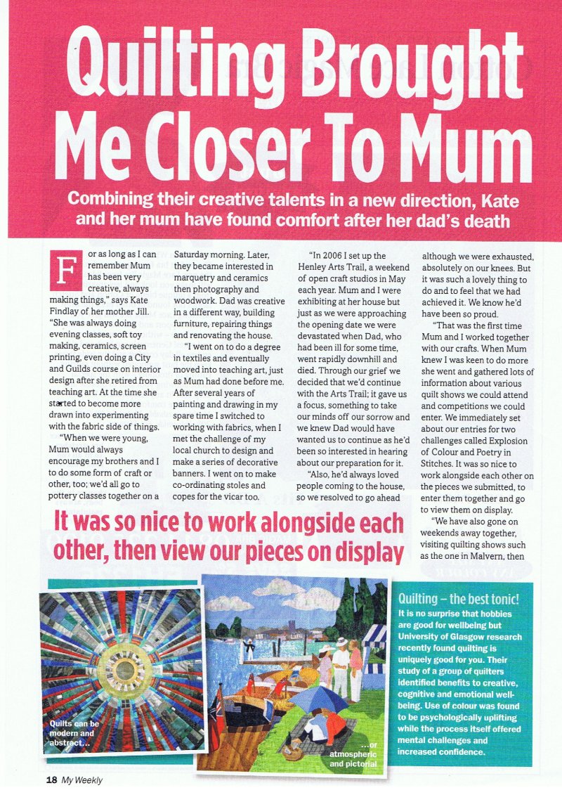 My Weekly article Sept 2011