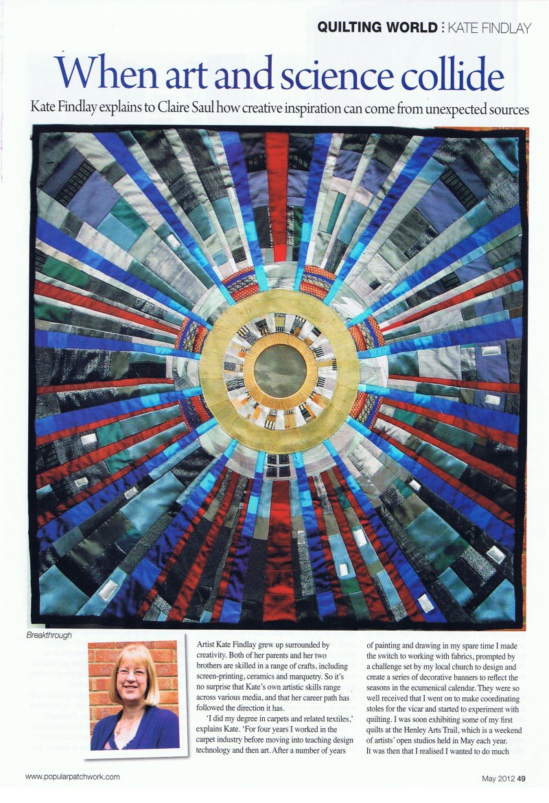 Popular Patchwork magazine May 2012