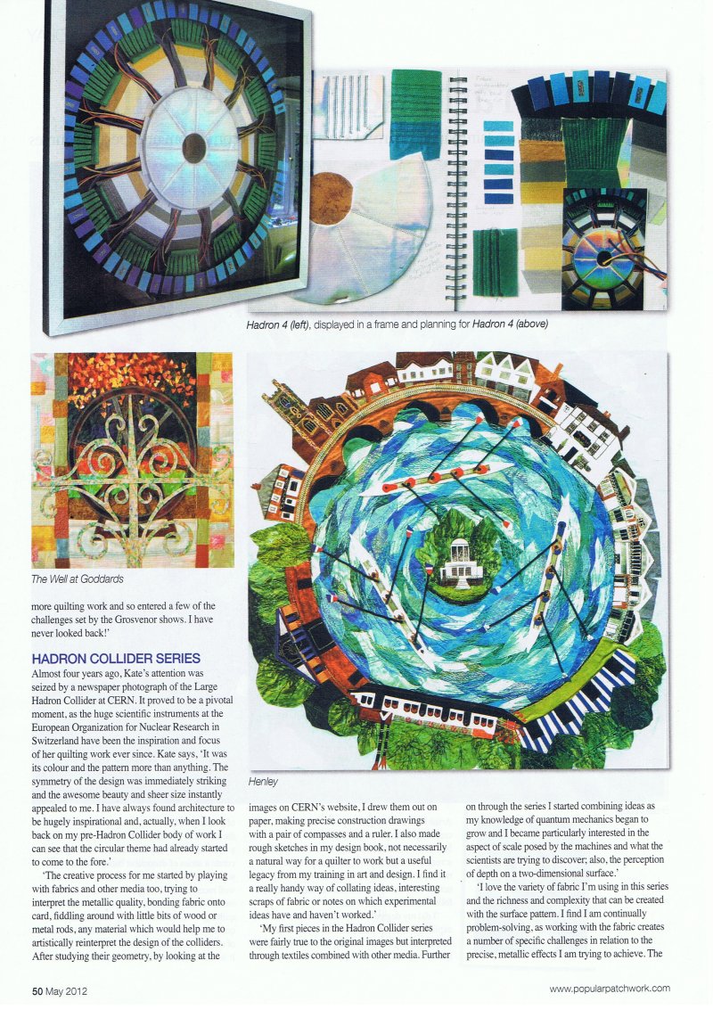 Popular Patchwork magazine May 2012