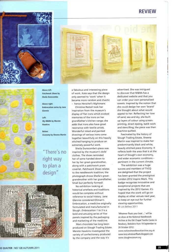 The Quilter magazine Autumn 2011