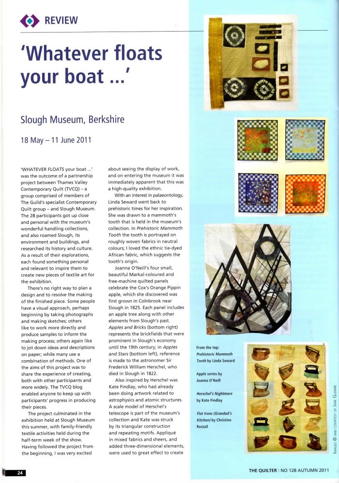 The Quilter magazine Autumn 2011