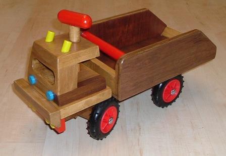 The construction set was completed by this tipper truck.