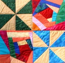 Asymmetric Quilt detail - Jill Findlay