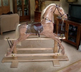 Thoroughbred Rocking Horse by Tim Findlay